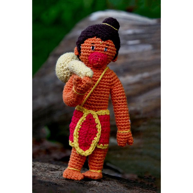 Hand Made Crochet Hanuman