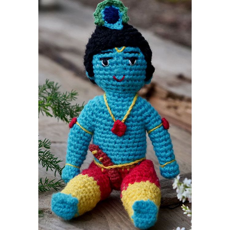 Hand Made Crochet Krishna