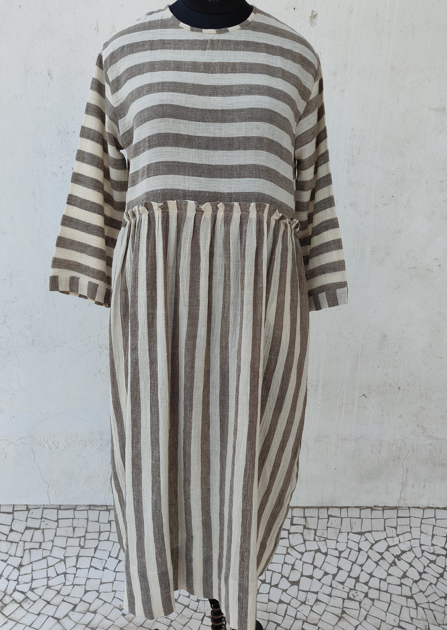 Mocha Stripe Dress