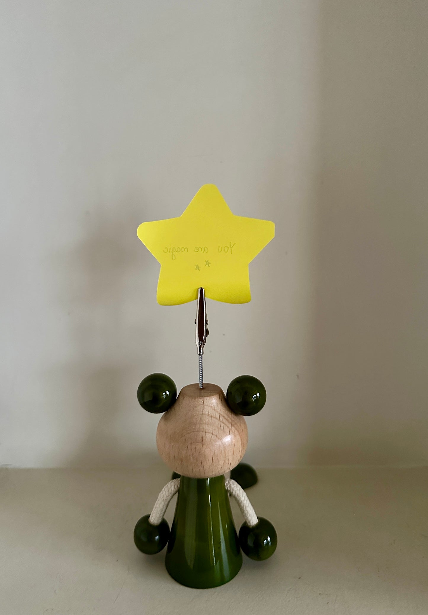 Leapy the Frog – Handcrafted Note Holder