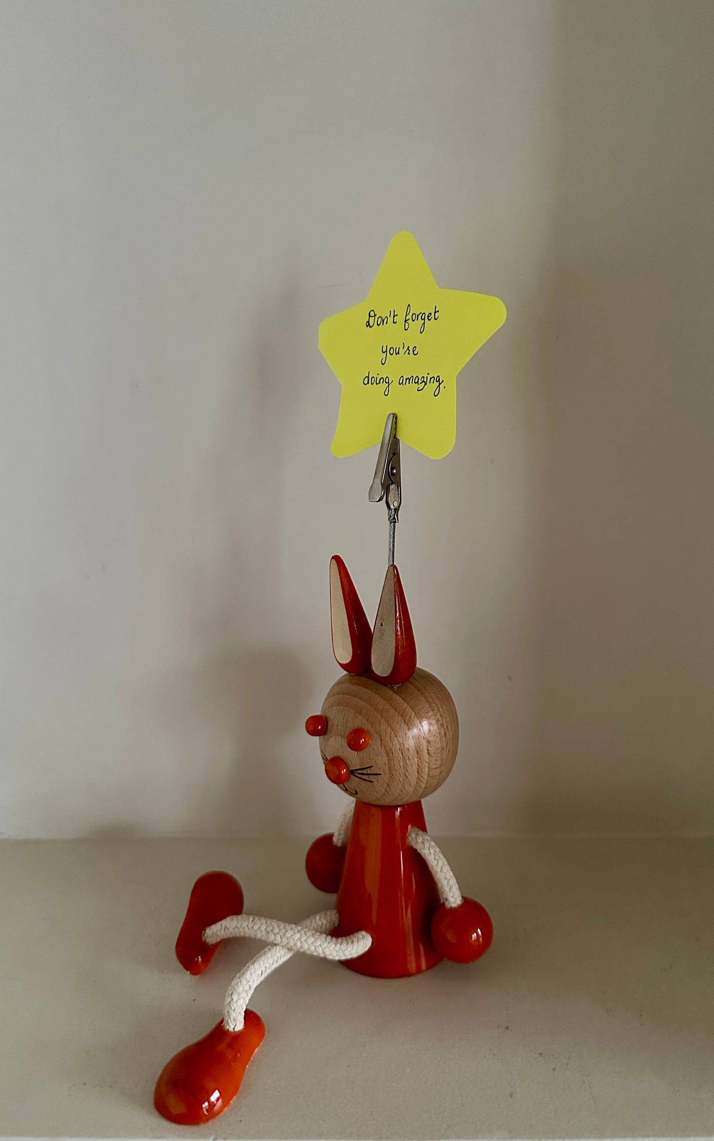 BunBun the Bunny – Handcrafted Note Holder