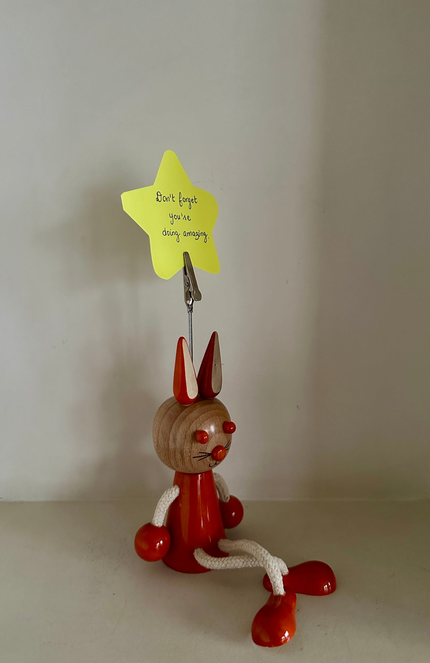 BunBun the Bunny – Handcrafted Note Holder