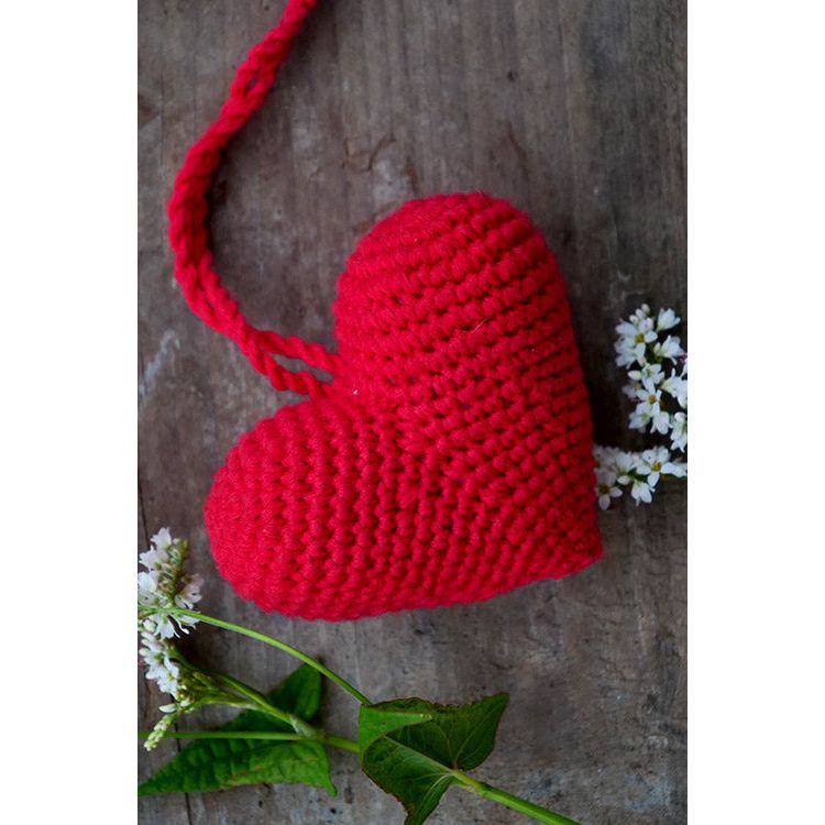 Hand Made Crochet Heart (Big)