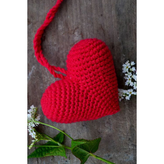 Hand Made Crochet Heart (Big)