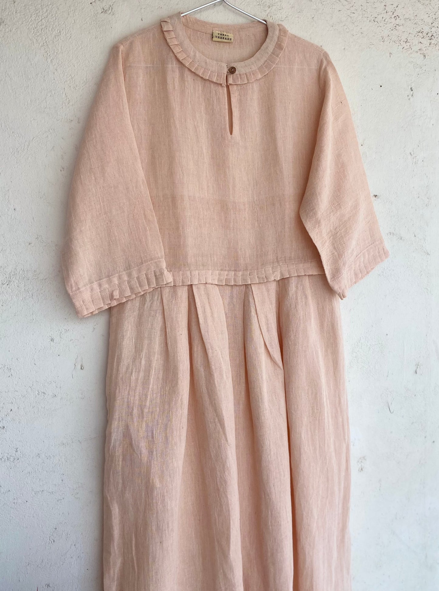 Pleated Pink Dress