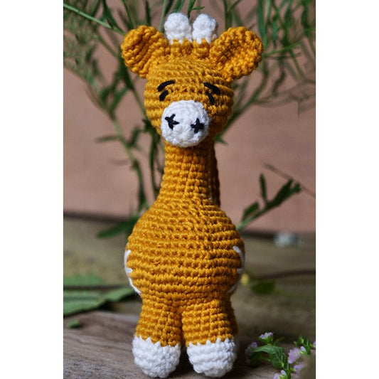 Hand Made Crochet Giraffe