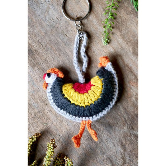 Hand Made Crochet Rooster