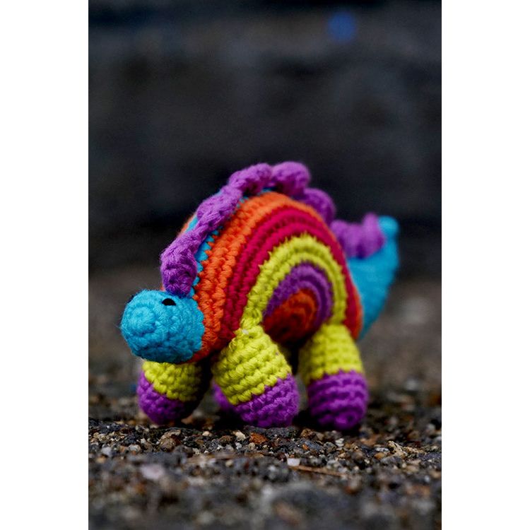Hand Made Crochet Dinosaur