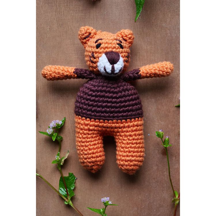 Hand Made Crochet Tiger
