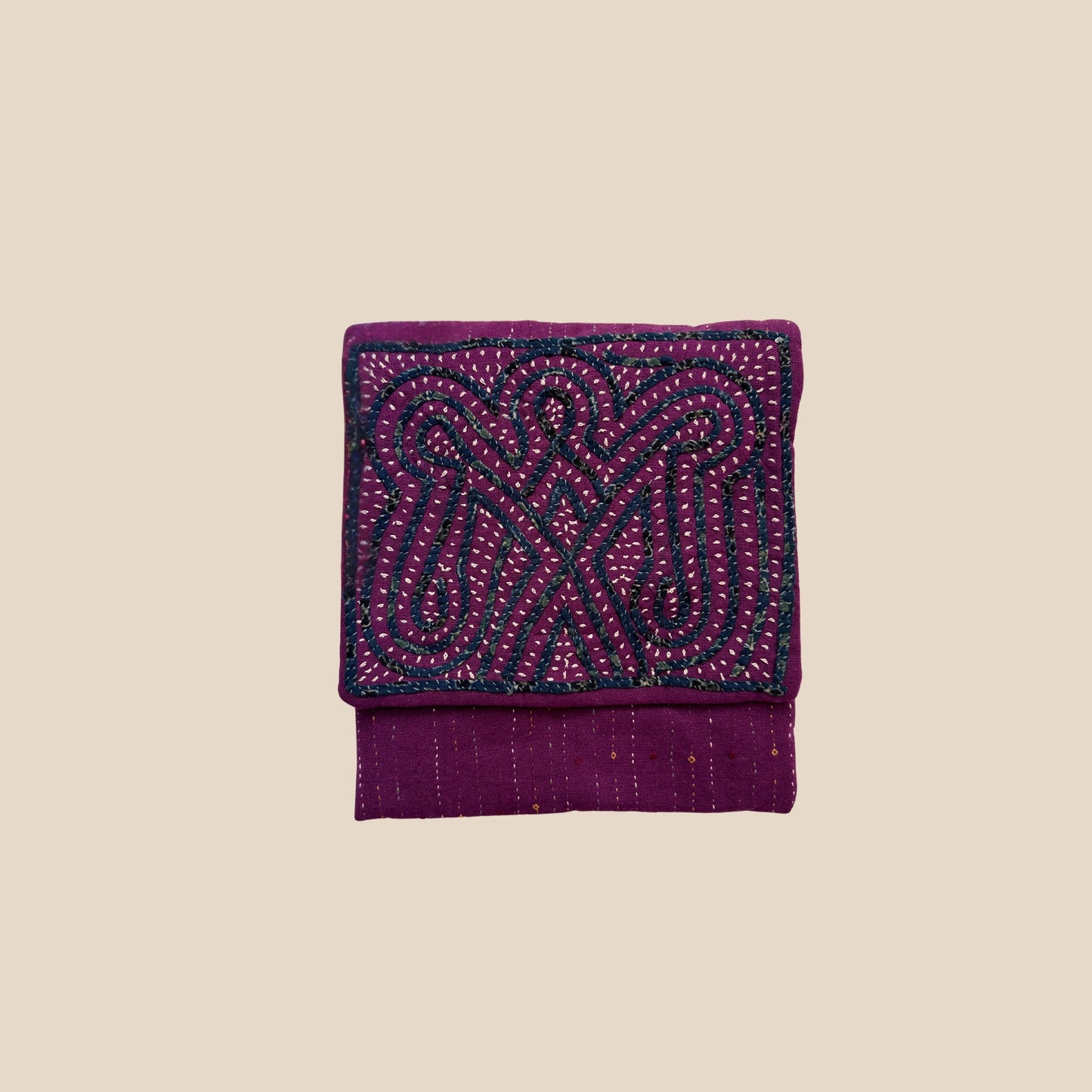 Rabari Applique Hand Embroidered Cotton Sling Bag