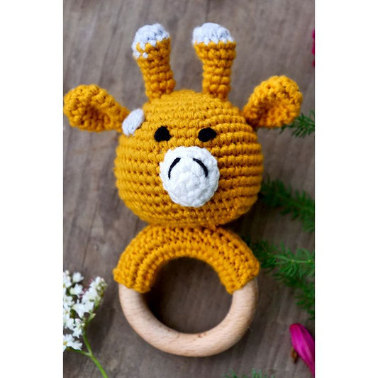 Hand Made Crochet Giraffe