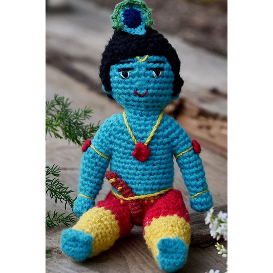 Hand Made Crochet Krishna