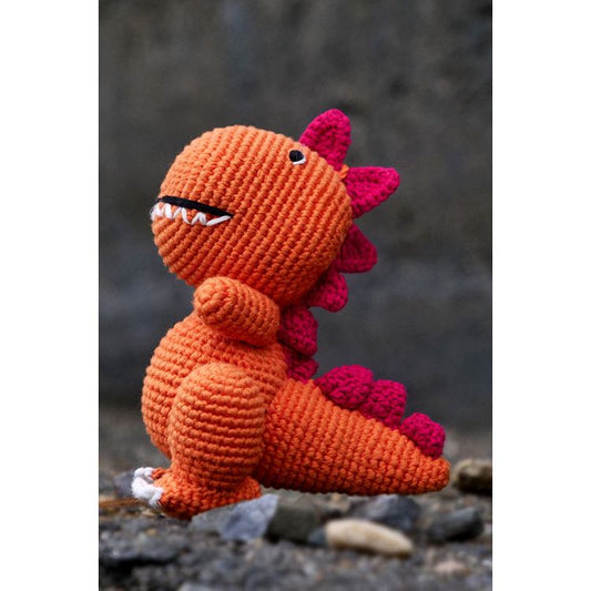 Hand Made Crochet Dinosaur