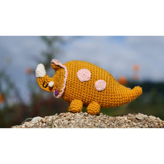 Hand Made Crochet Dinosaur