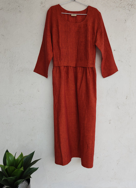 Rustic Relaxed Fit Dress