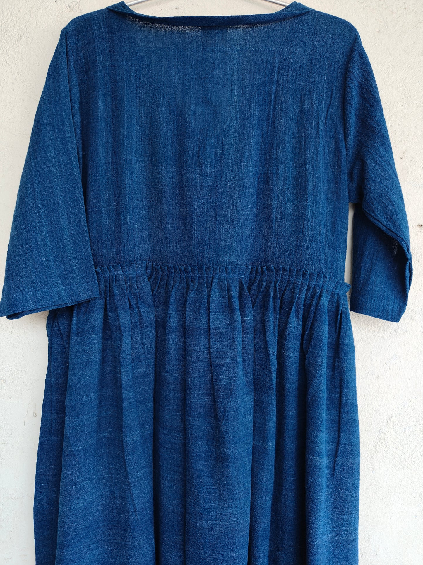 Indigo tie-up Dress