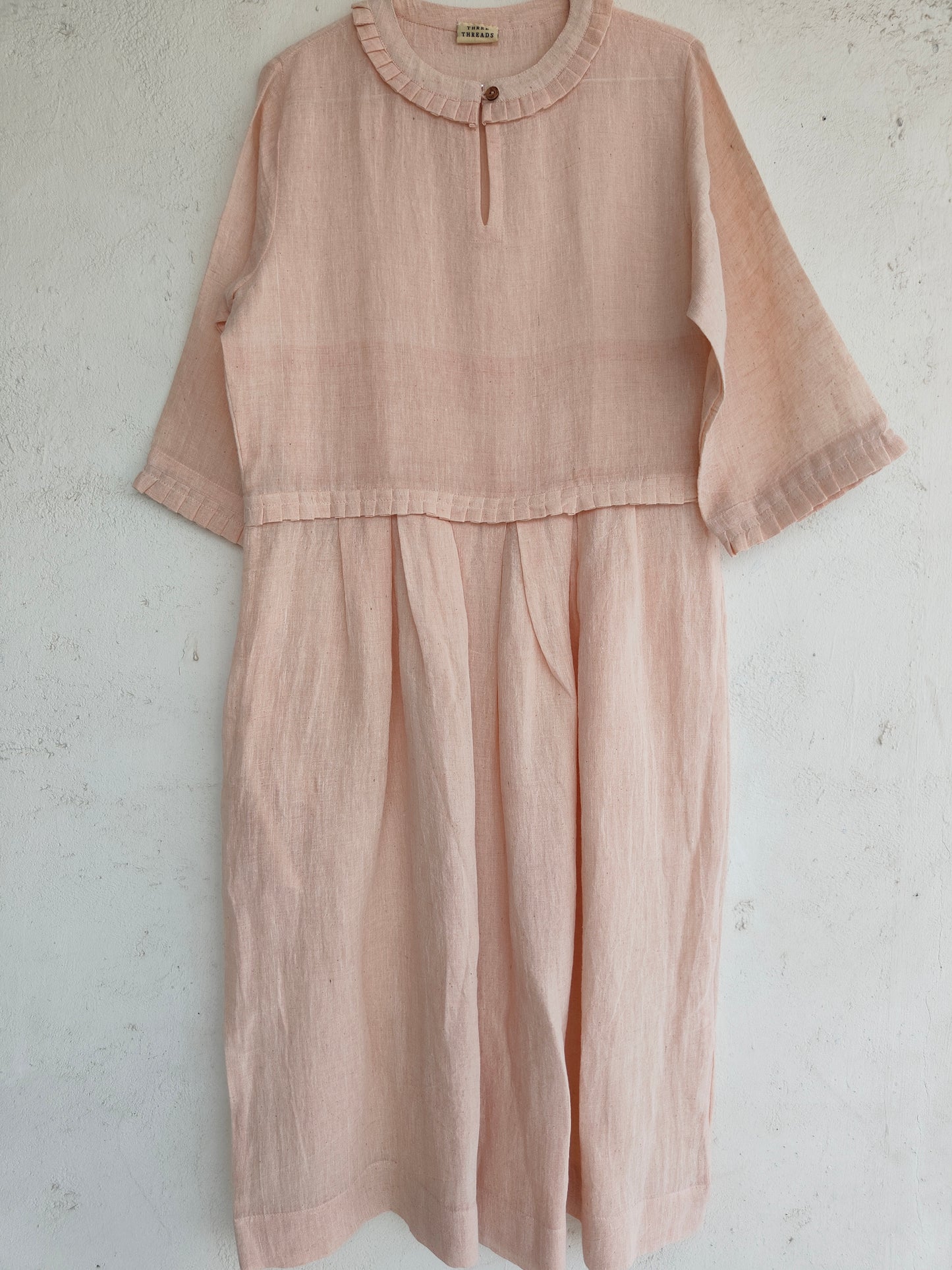 Pleated Pink Dress