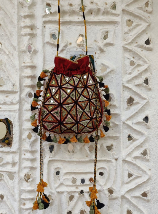 Rabari Embroidered Potli