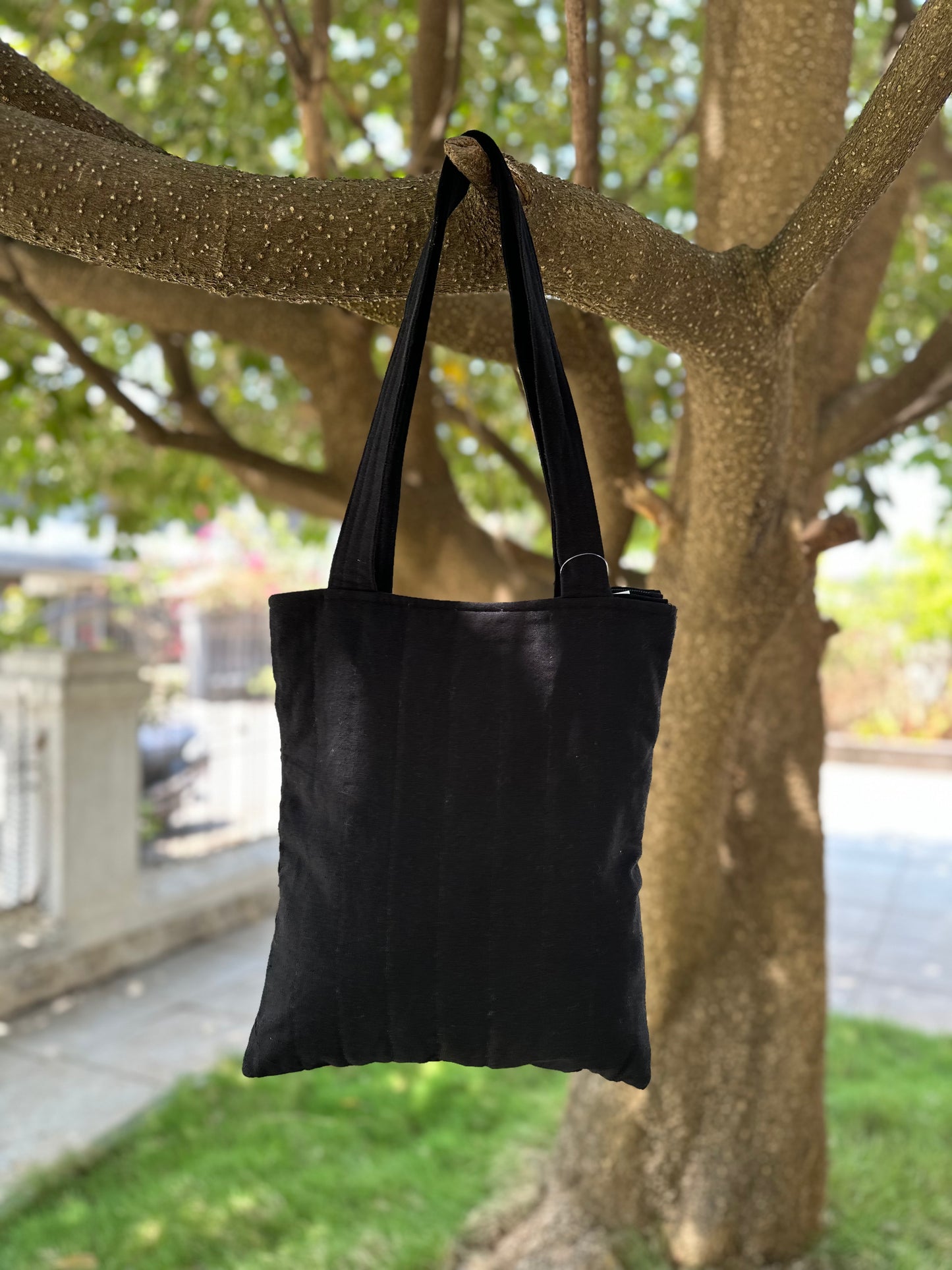 Applique Hand Embroidered Cotton Handbag