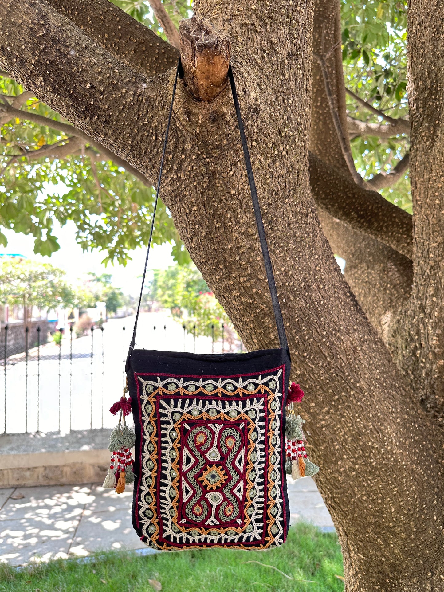 Rabari Hand Embroidered Sling Bag