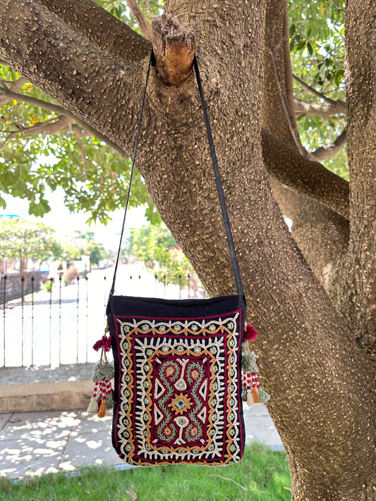 Rabari Hand Embroidered Sling Bag