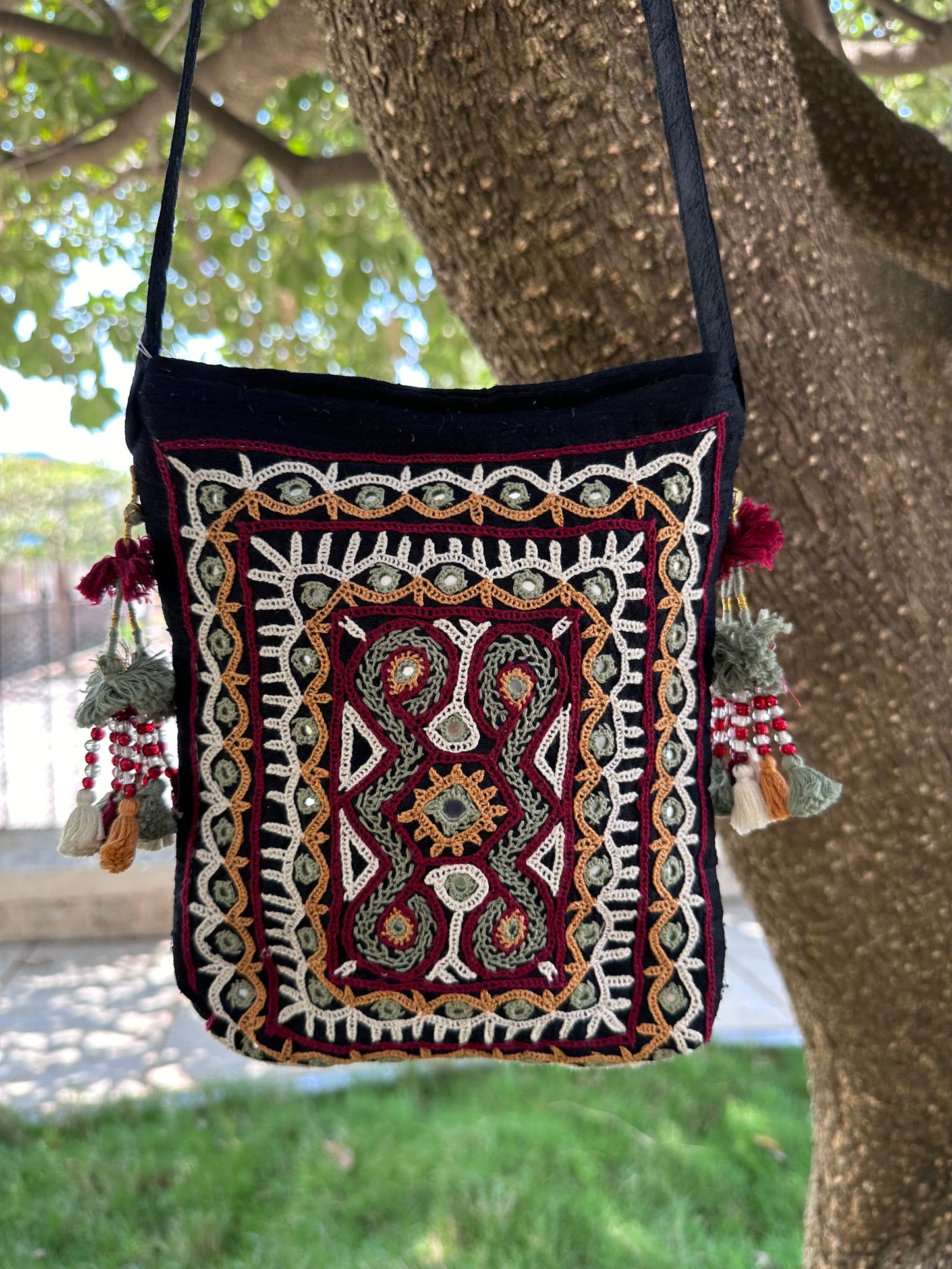 Rabari Hand Embroidered Sling Bag
