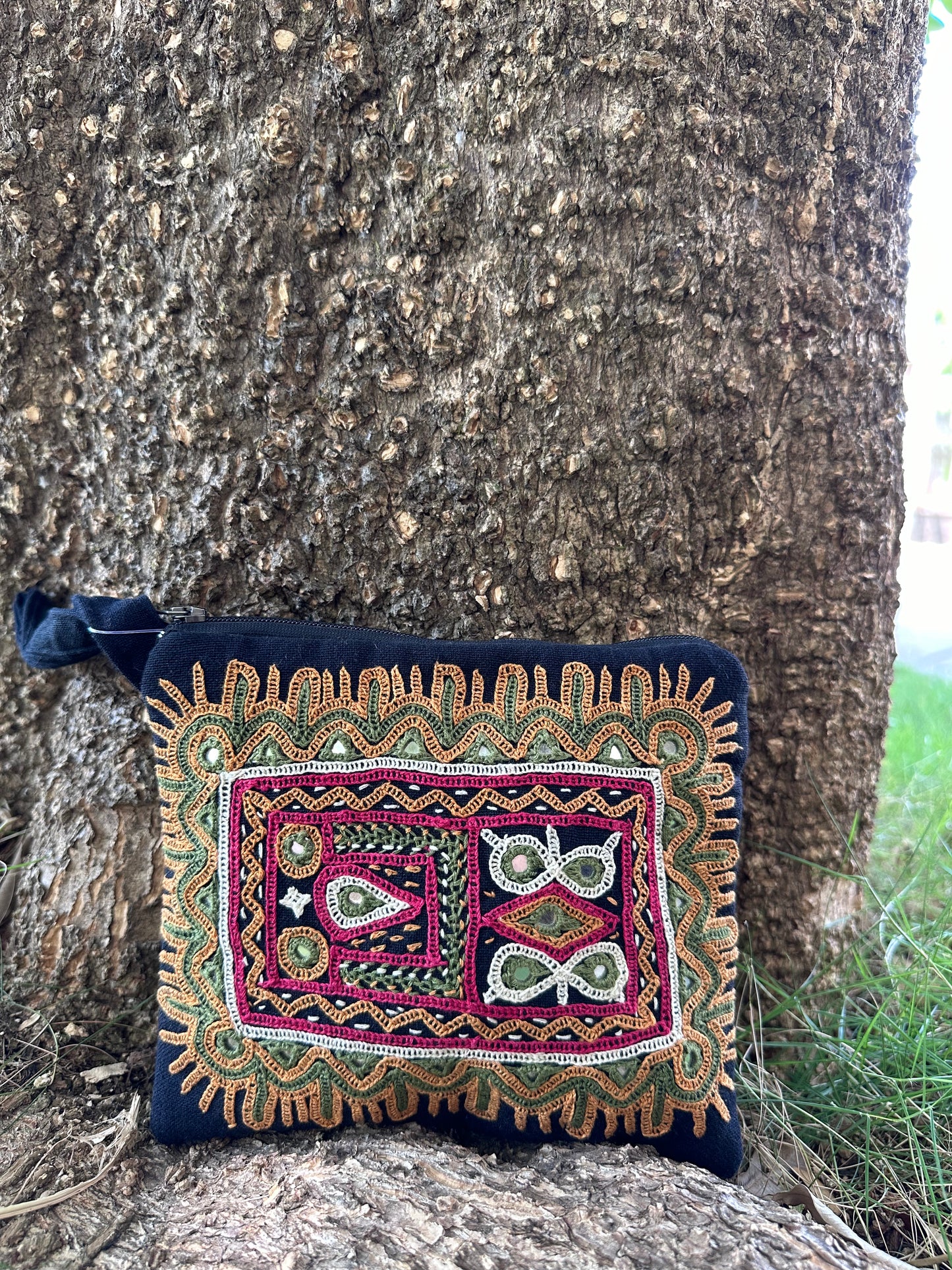 Rabari Hand Embroidered Pouch