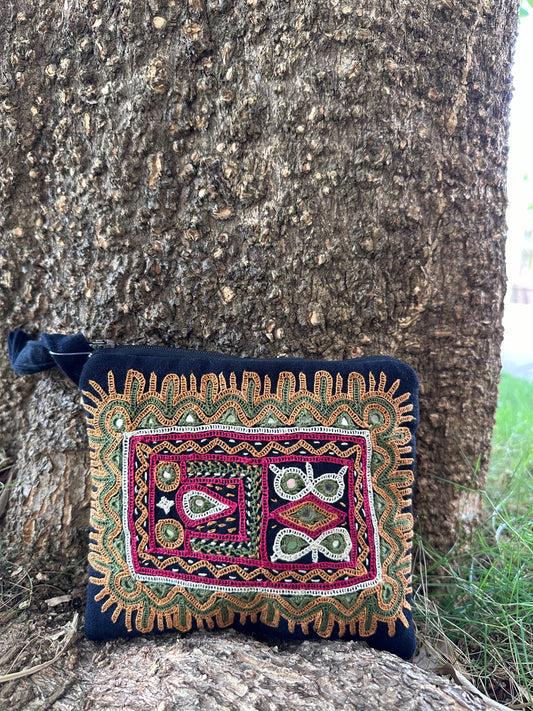 Rabari Hand Embroidered Pouch