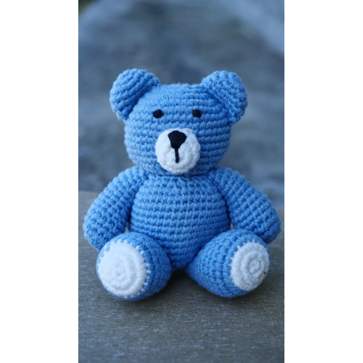 Hand Made Crochet Teddy Bear (Small)