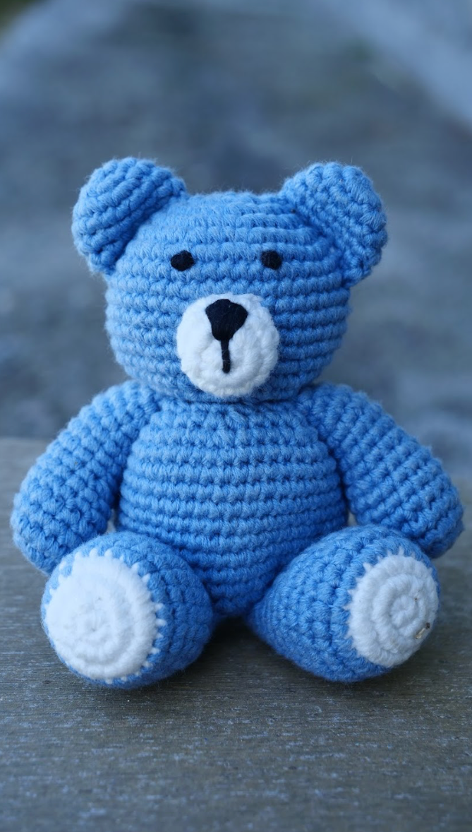 Hand Made Crochet Teddy Bear (Big)