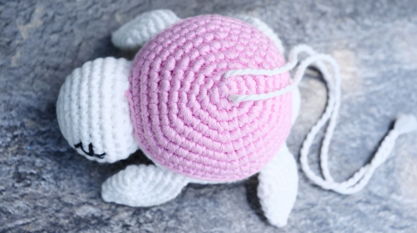 Hand Made Crochet Turtle
