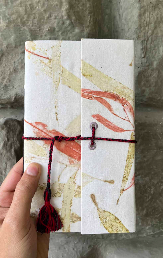 Eco-printed Bahikhata Diary