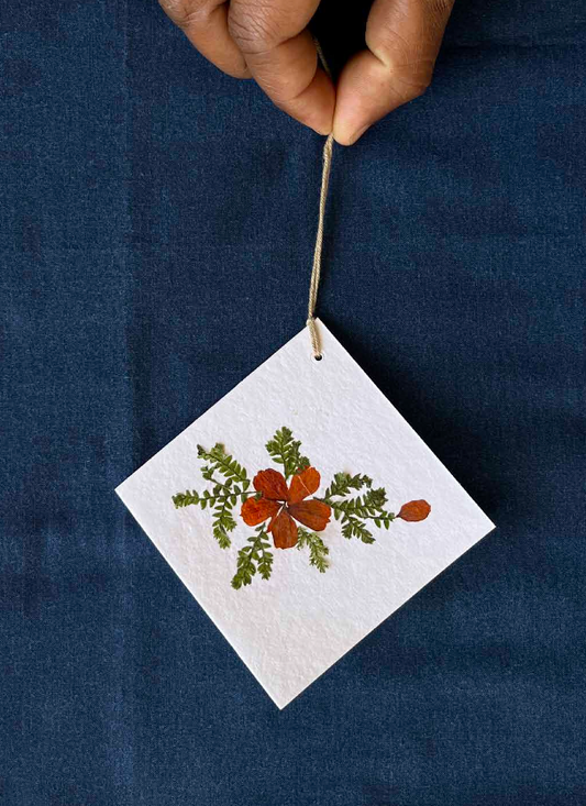 Oshibana Flower tags (Set of 4)