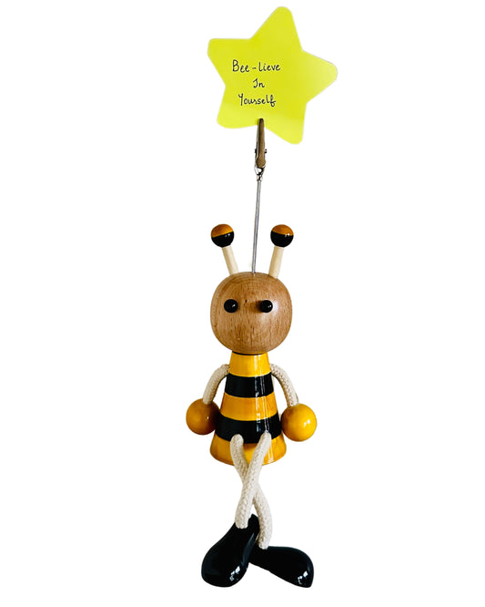 Buzz the Bee – Handcrafted Note Holder