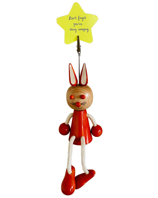 BunBun the Bunny – Handcrafted Note Holder
